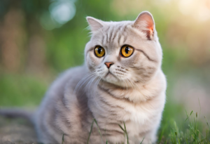 Beautiful Scottish Fold Cat